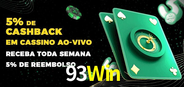 Promoções do cassino ao Vivo 93Win